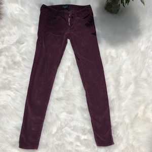 AMERICAN EAGLE corduroy pants size zero